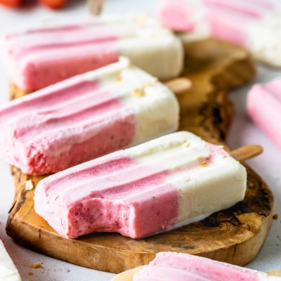 Strawberry Coconut Paletas 9